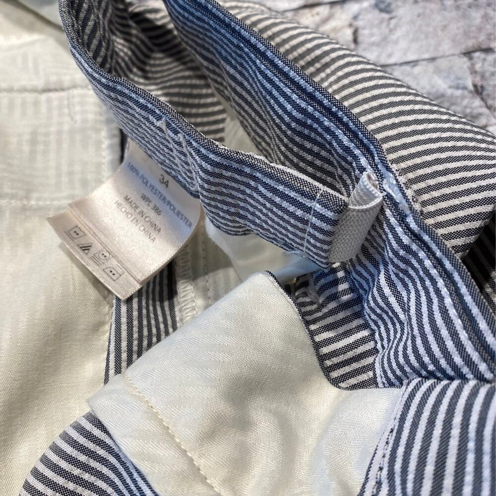 Sz 34 Men's haggar seersucker casual shorts - Picture 8 of 8